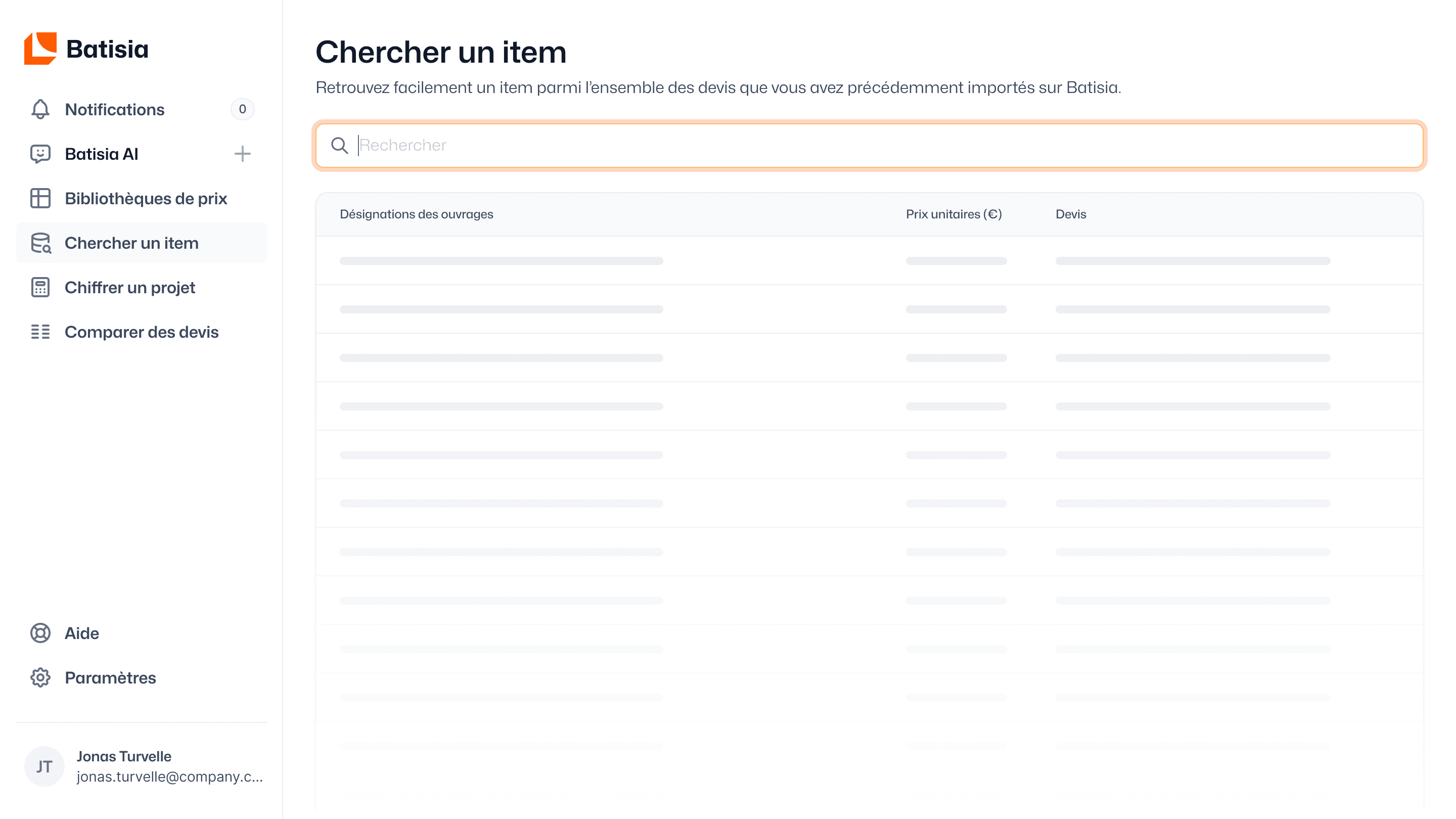 Batisia project visual
